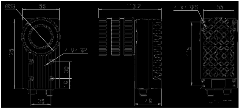 ?？礗D6000系列智能讀碼器2000 萬(wàn)像素物流讀碼器外形尺寸.png